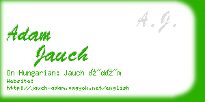 adam jauch business card